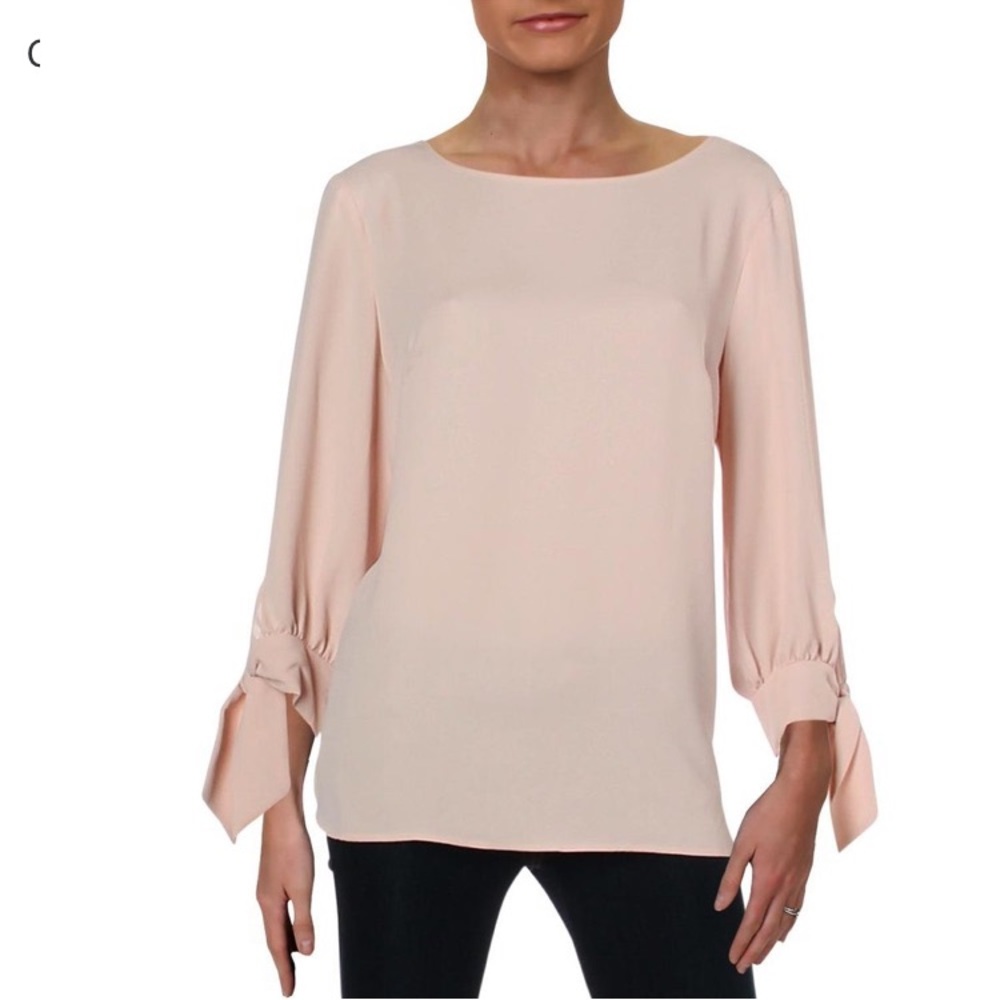 Nine West • Andalusia Quarter Sleeve Tie Blouse